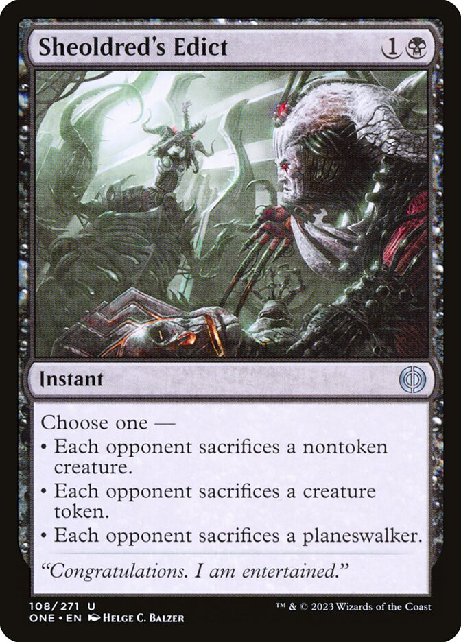 Sheoldred's Edict | Phyrexia: All Will Be One | Star City Games