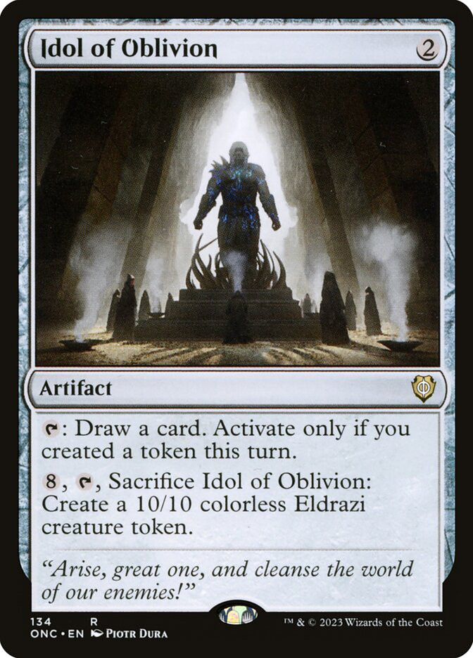 Idol of Oblivion Phyrexia All Will Be One Commander Star City Games