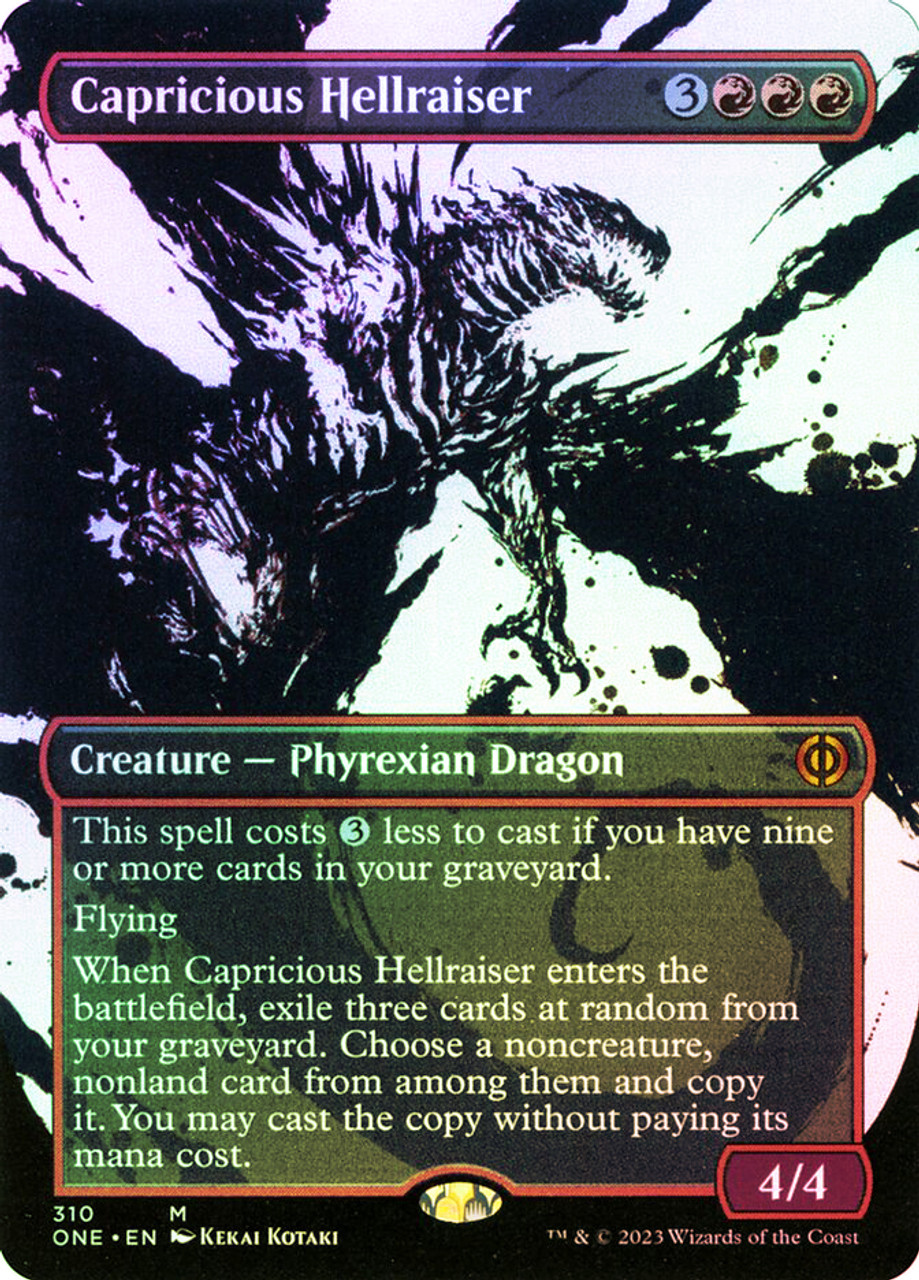 Capricious Hellraiser (#310) (Showcase) | Phyrexia: All Will