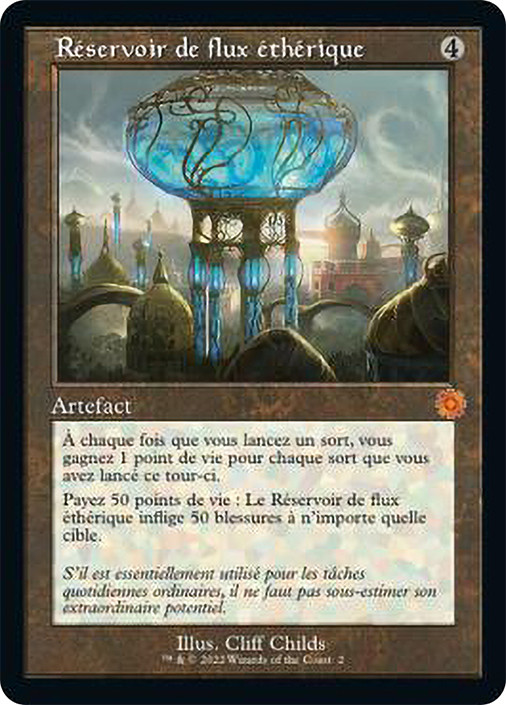 Aetherflux Reservoir (#002) (Retro Frame) | The Brothers' War