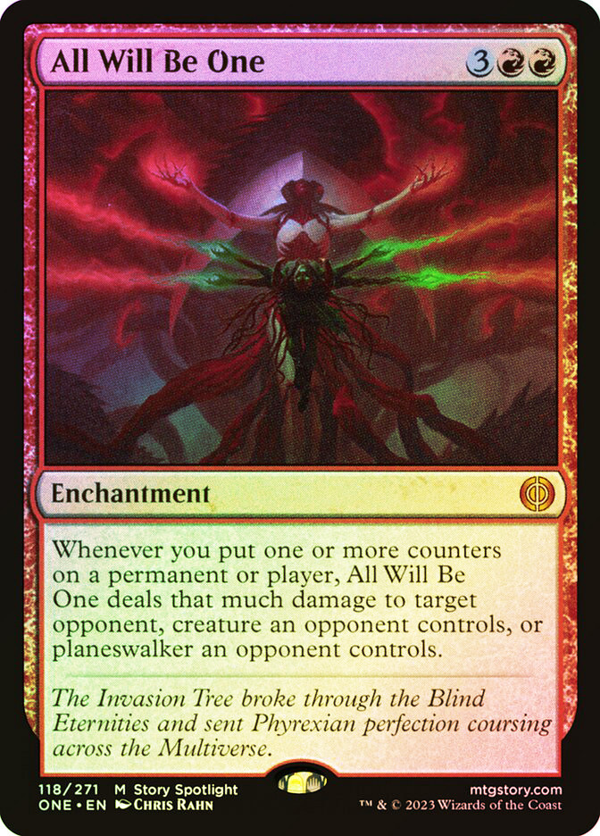 Magic the Gathering Phyrexia: All Will Be One Mythic Rare All Will Be One #118
