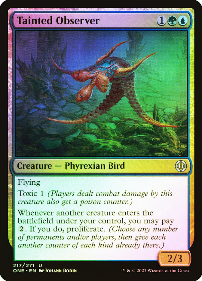 ★オーダーRelicCanyAppleRedStratocaster Ty ★ Tainted Observer | Phyrexia: All Will Be One | Star City Games