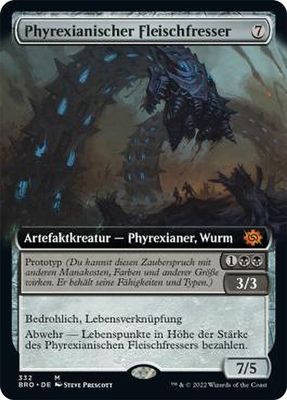 ファイレクシアの肉体喰らい/Phyrexian Fleshgorger 2枚 Phyrexian Fleshgorger (Extended Art) | The Brothers' War