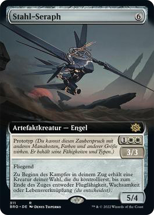 Steel Seraph (Extended Art) | The Brothers' War - Variants