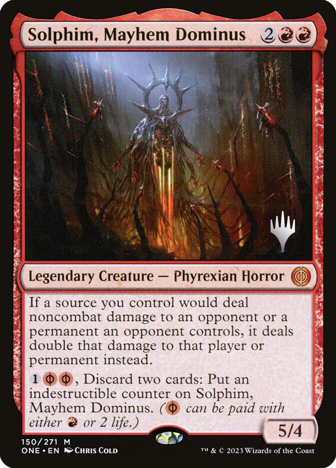 Solphim, Mayhem Dominus (Promo Pack) (Phyrexia: All Will Be One