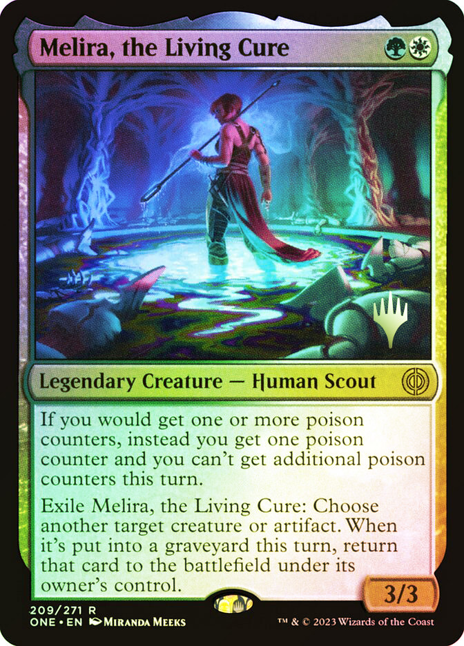 Melira, the Living Cure (Promo Pack) (Phyrexia: All Will Be One