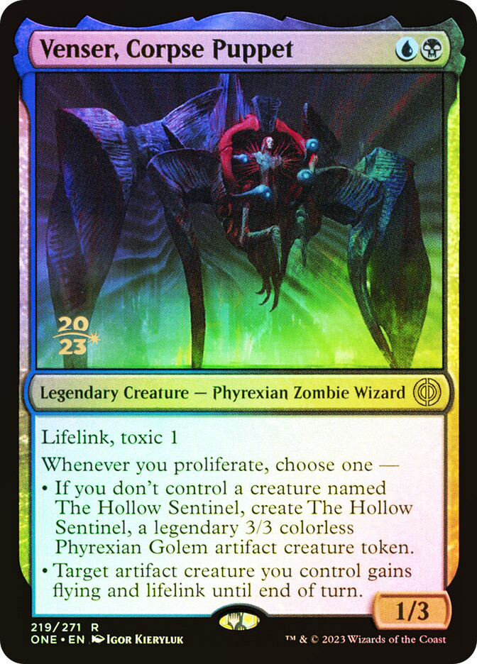 Venser, Corpse Puppet (Prerelease) (Phyrexia: All Will Be One