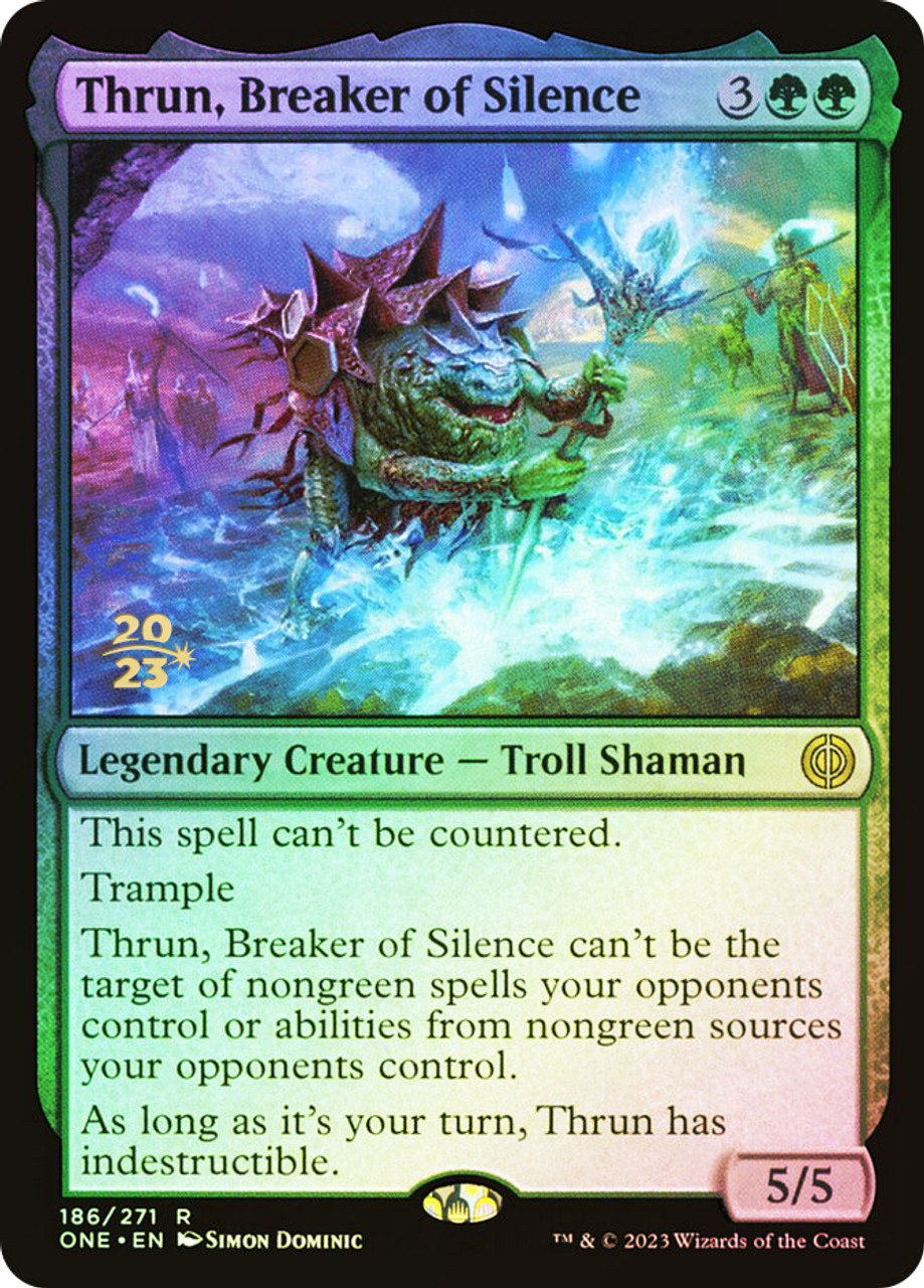 Thrun, Breaker of Silence (Prerelease) (Phyrexia: All Will