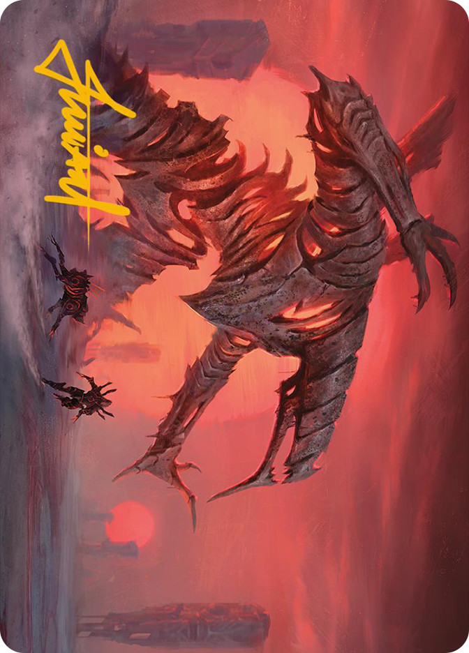 Red Sun's Twilight Art Card} (Signed) | Art Series: Phyrexia: All