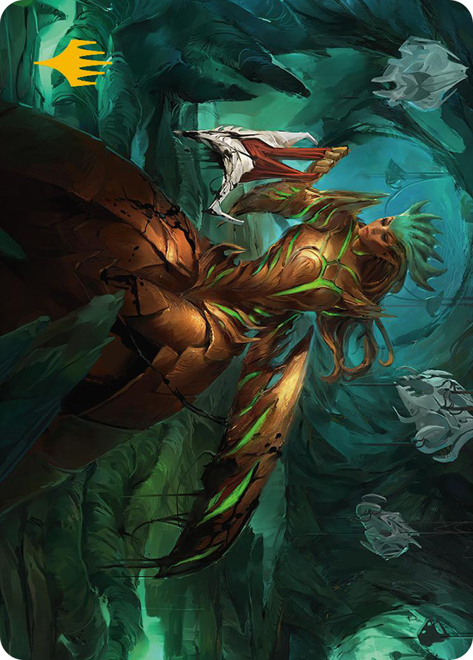 Glissa Sunslayer Art Card} (Stamped) | Art Series: Phyrexia: All