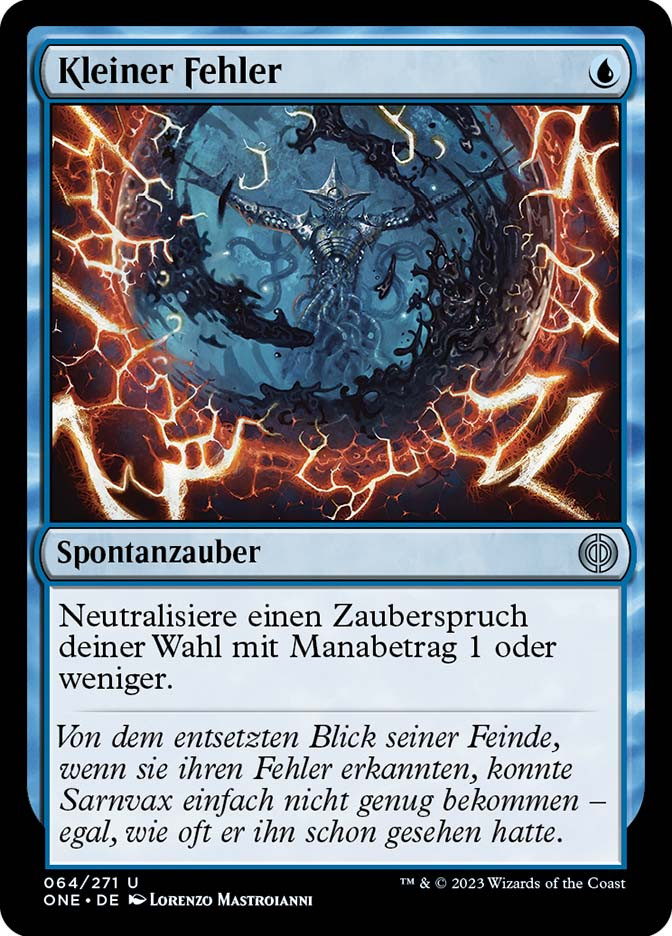 Minor Misstep | Phyrexia: All Will Be One - German | Star City Games