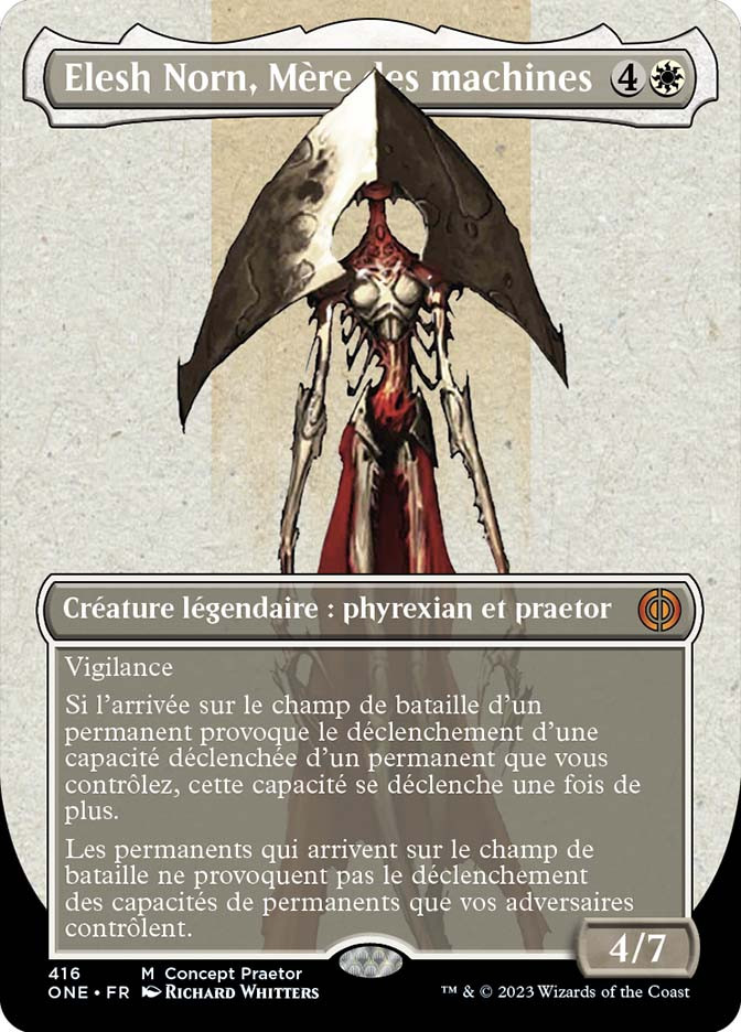 Elesh Norn, Mother of Machines (#416) (Borderless) | Phyrexia: All