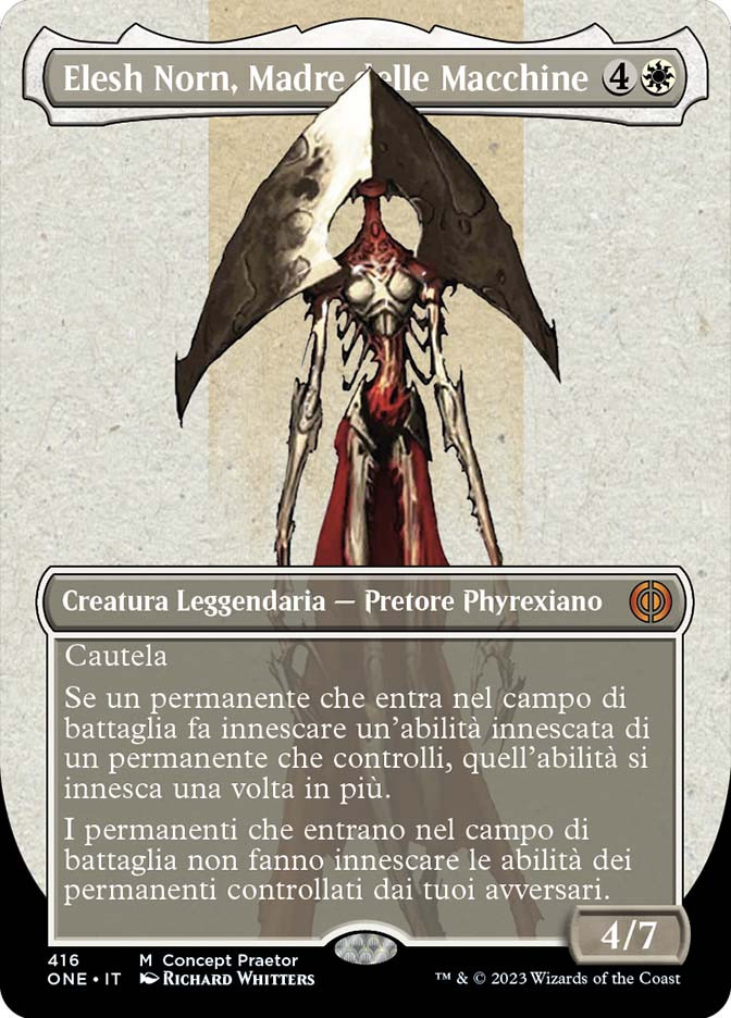mtg elesh norn cards Commander Triggers Deck - Mono White - EDH cEDH - Elesh Norn, Mother of Machines - 100 Card - Custom Magic The Gathering Deck Creatures your opponents control get Elesh Norn, Mother Of Machines