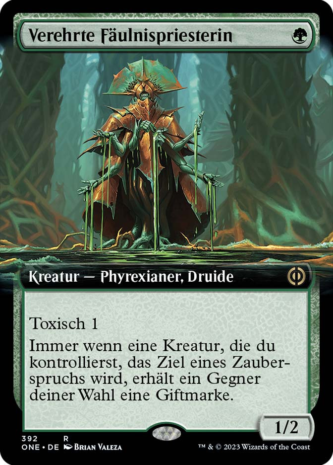 Venerated Rotpriest (Extended Art) | Phyrexia: All Will Be One