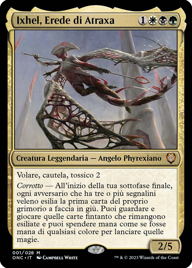 mtg ixhel scion of atraxa commander deck Corrupted At the beginning of your end step Ixhel, Scion of Atraxa |