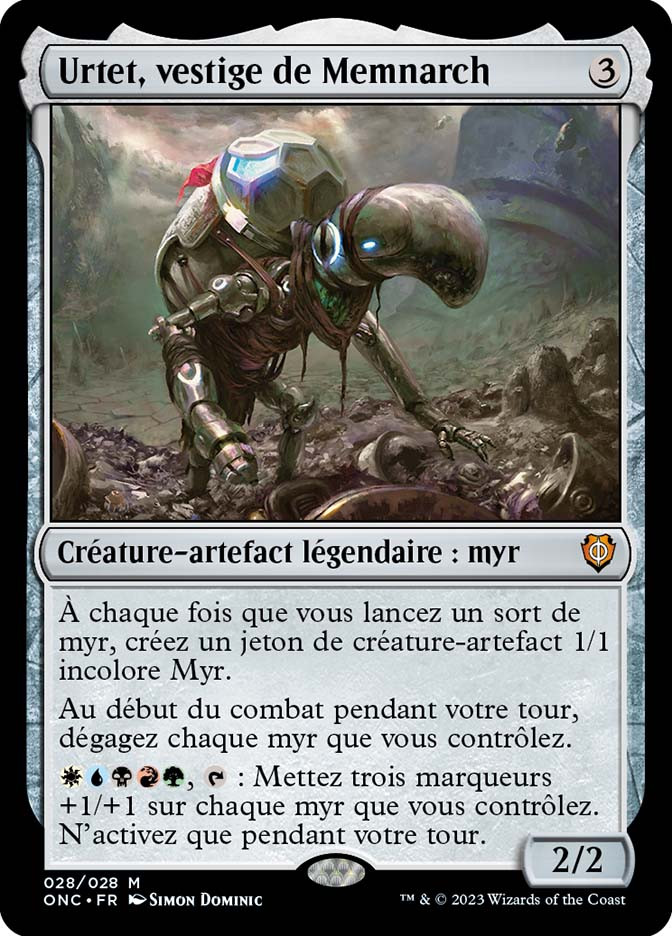 Urtet, Remnant of Memnarch | Phyrexia: All Will Be One Commander - French | Star City Games Urtet, Remnant of Memnarch | Phyrexia: All Will Be One Commander - French | Star City Games