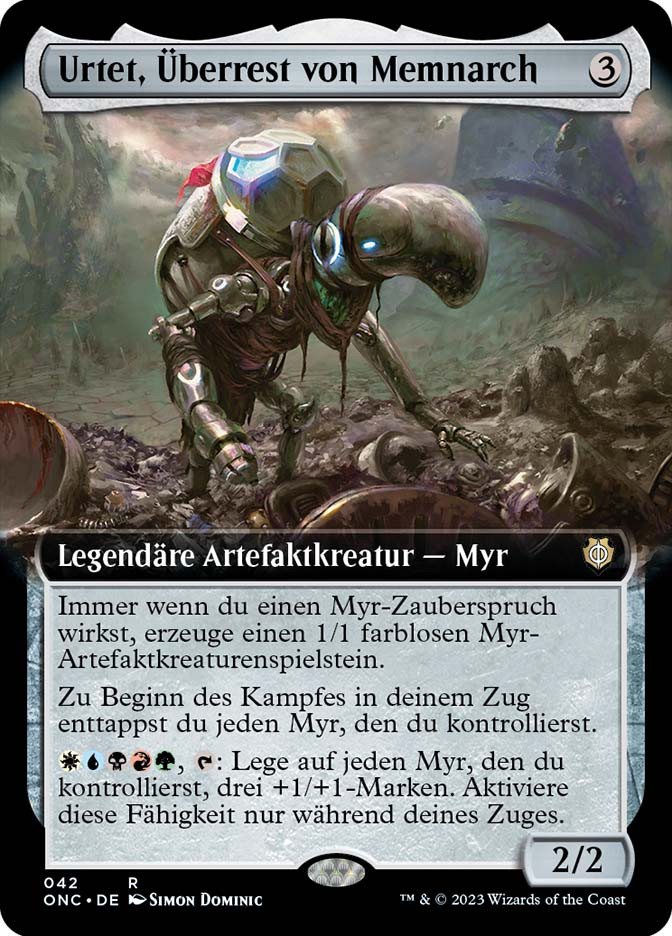 mtg urtet commander deck Myr Artifact - 5 Color - EDH - Urtet, Remnant of Memnarch - 100 Card - Custom Magic The Gathering Deck Activate only during your turn Let's Build an Urtet, Remnant