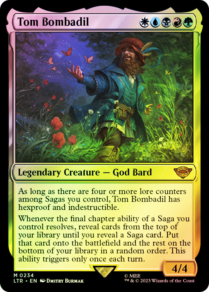 tom bombadil card sleeves The Lord of the Rings: Tales of Middle-earth Tom Bombadil Standard Gaming  Playmat for Magic: The Gathering main image 0