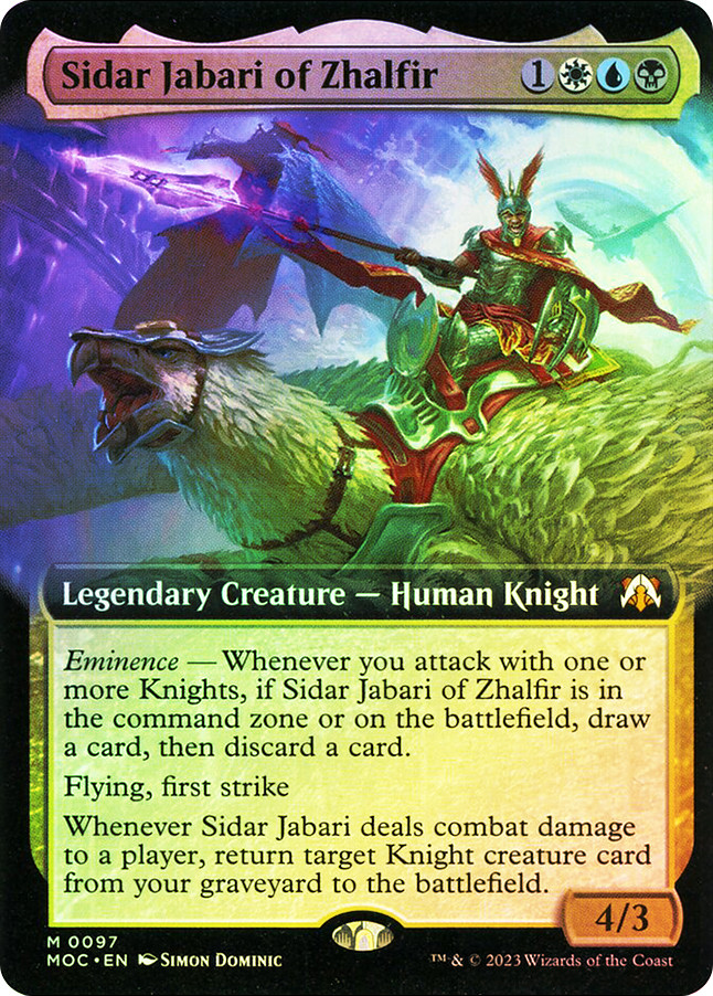 Sidar Jabari of Zhalfir | March of the Machine Commander | Star City Games