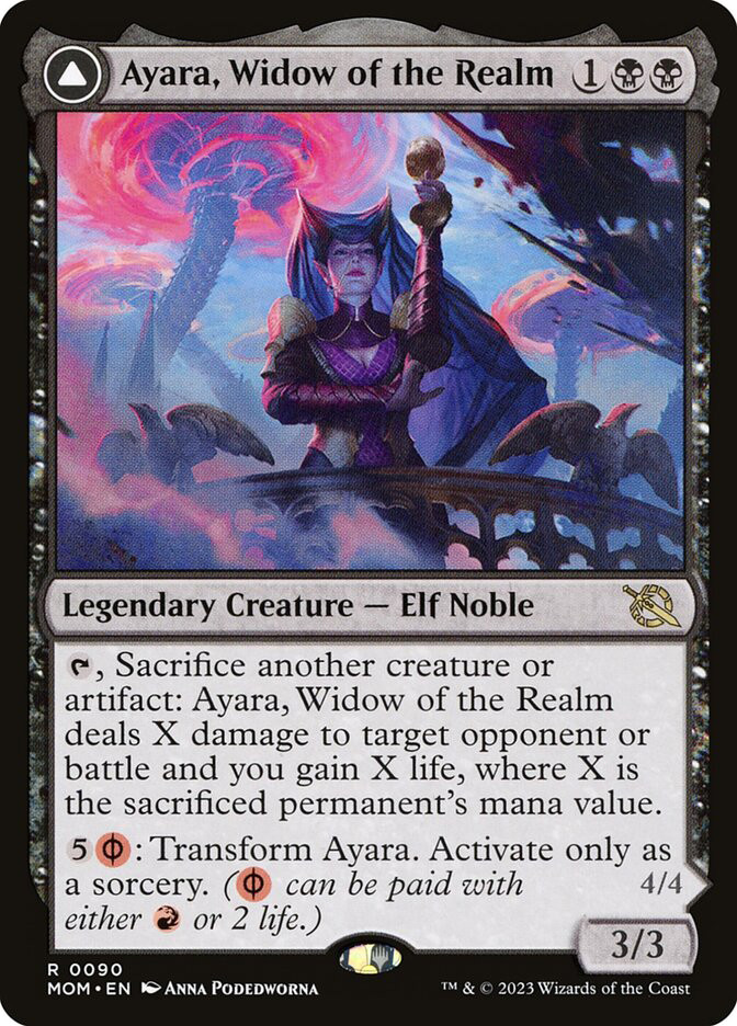 Ayara, Widow of the Realm // Ayara, Furnace Queen | March of the