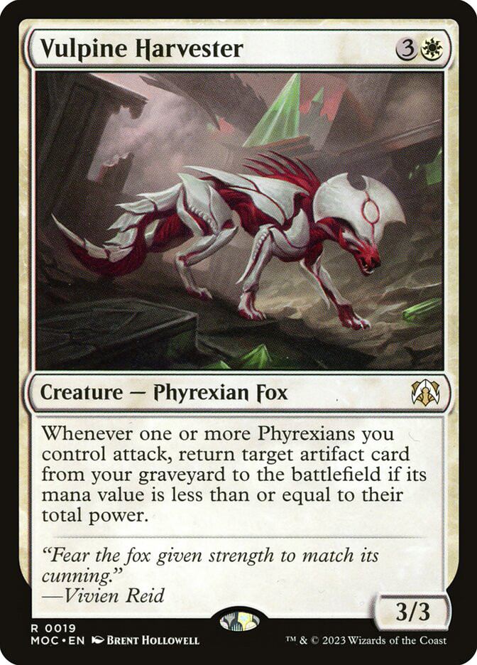 MTG ウギン Vulpine Harvester | March of the Machine Commander | Star City Games