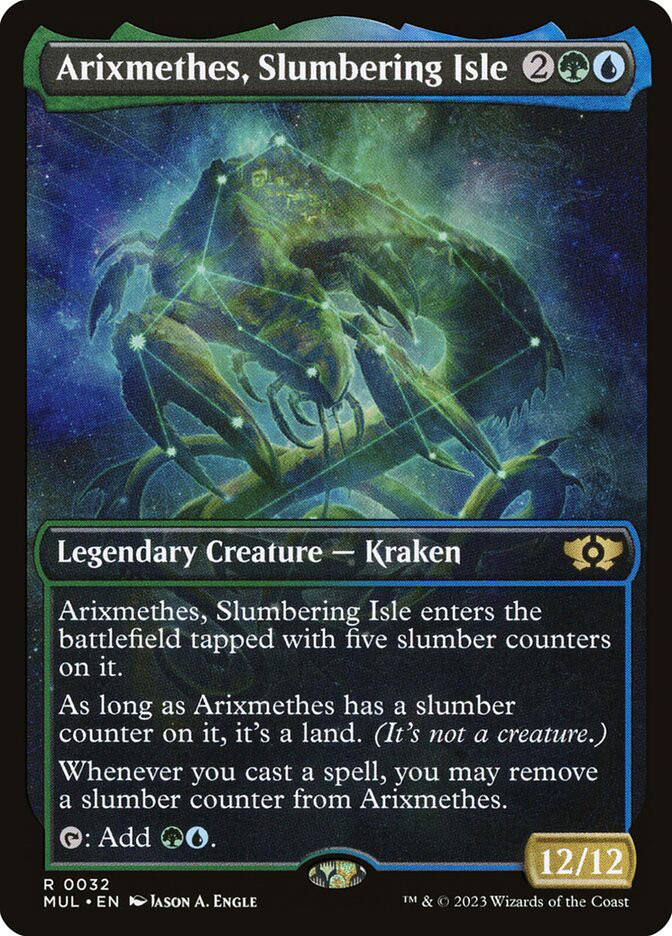 mtg arixmethes commander deck MTG Commander Deck EDH Deck Arixmethes, Slumbering Isle 100 Magic Cards  Custom Deck Simic Powerful Kraken