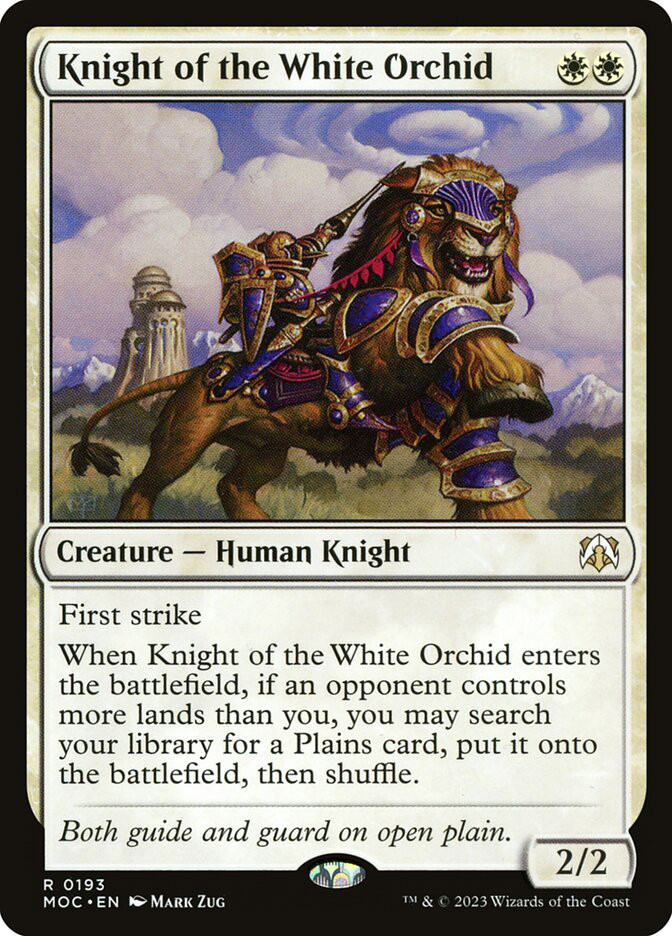 Knight of the White Orchid | March of the Machine Commander | Star