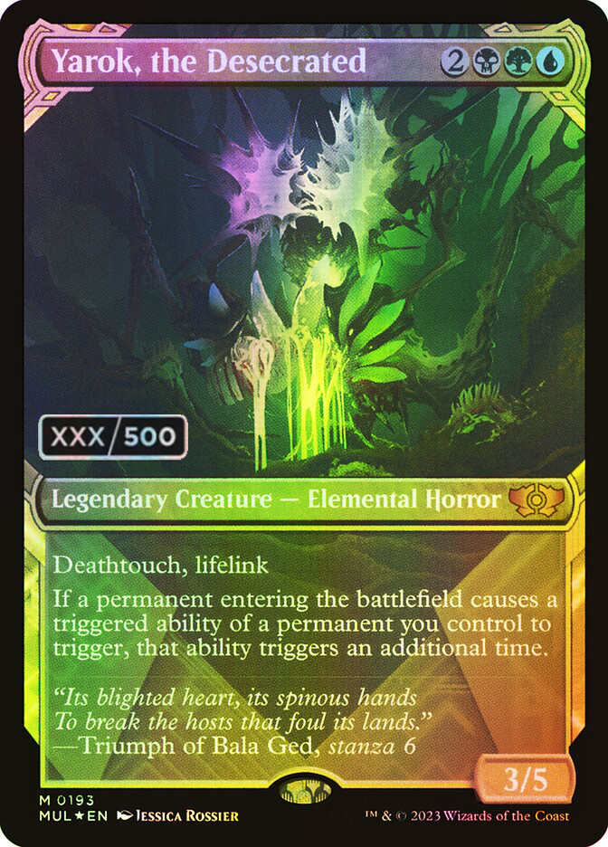Yarok, the Desecrated (Serial Number) (Showcase) Multiverse Legends