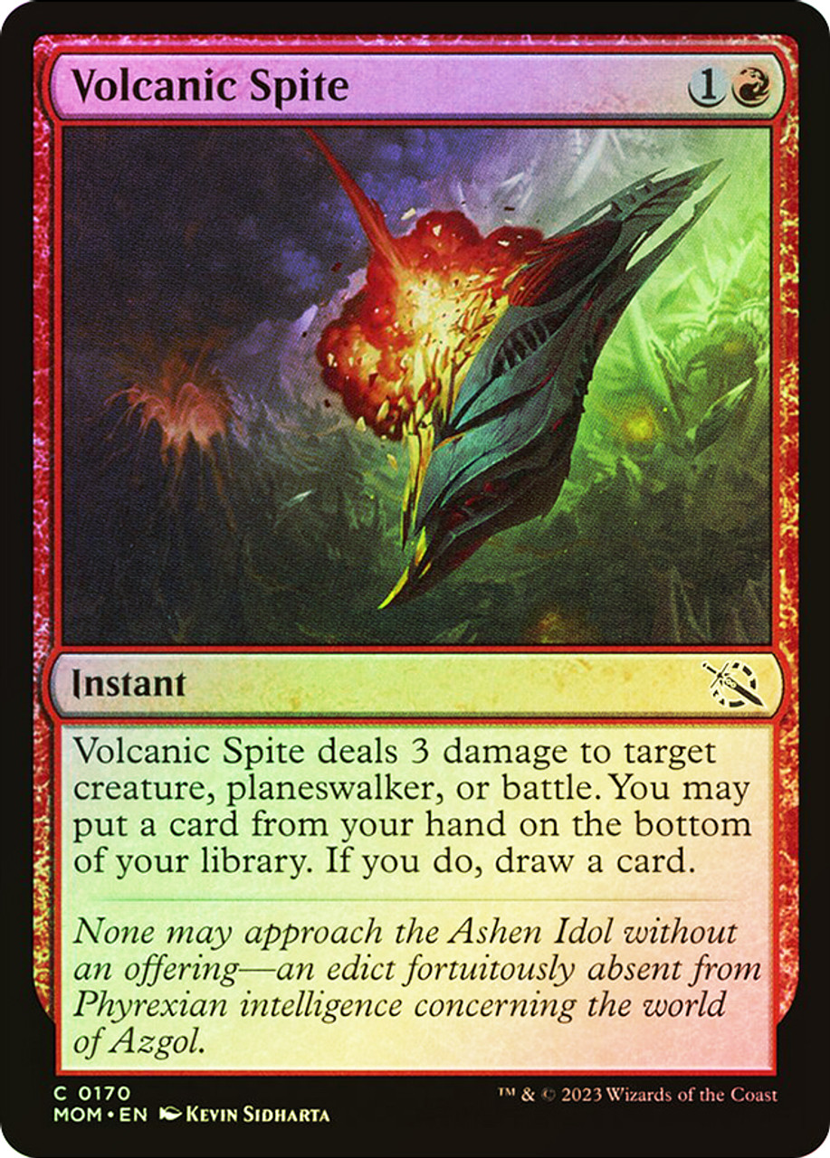 MTG Volcanic その3 Sundering Eruption // Volcanic Fissure