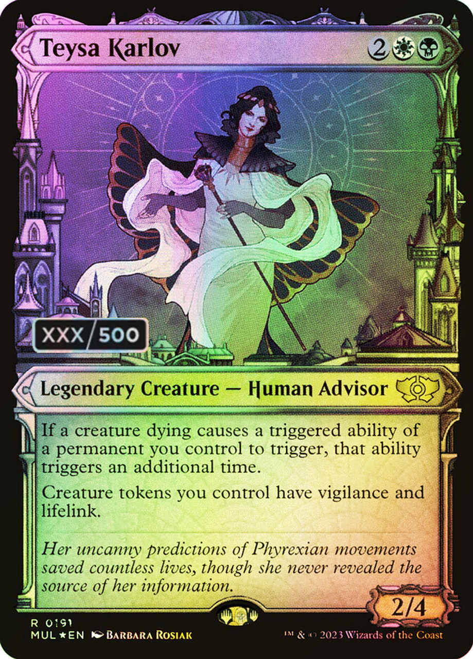 X*D様 MTG アーティストプルーフ Teysa Karlov Teysa Karlov (Serial Number) (Showcase) | Multiverse Legends