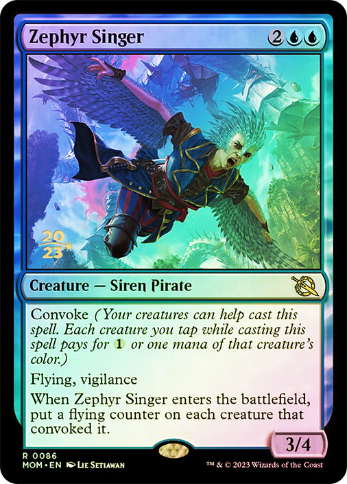 Zephyr Singer (Prerelease) (March of the Machine) | Promo | Star