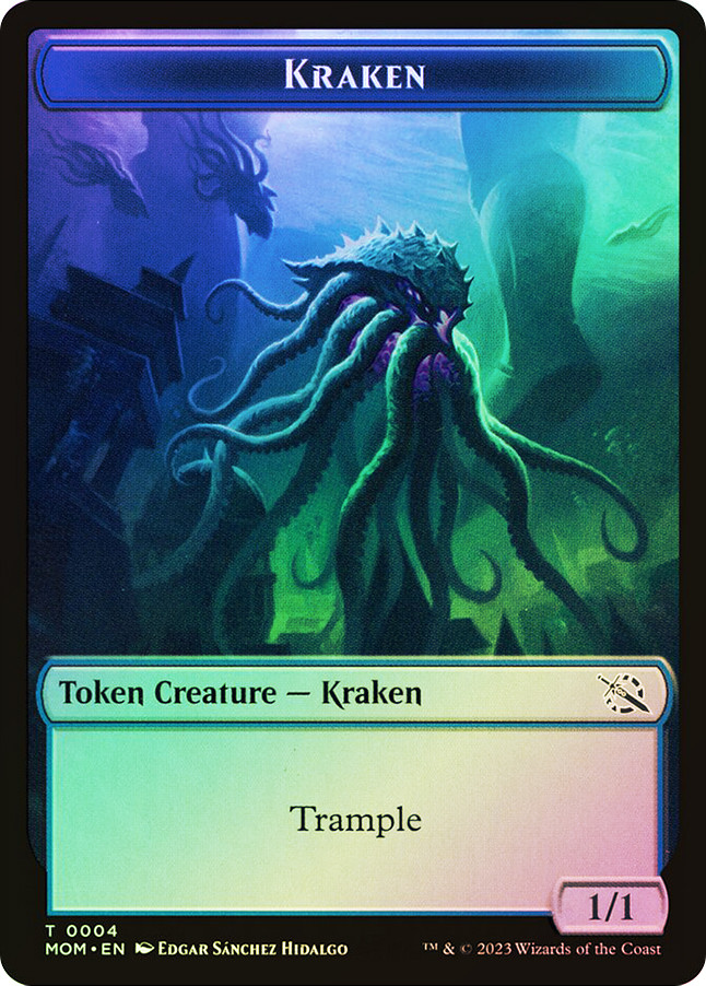 {Kraken Token} // {Treasure Token} (#21) | March of the Machine | Star ...