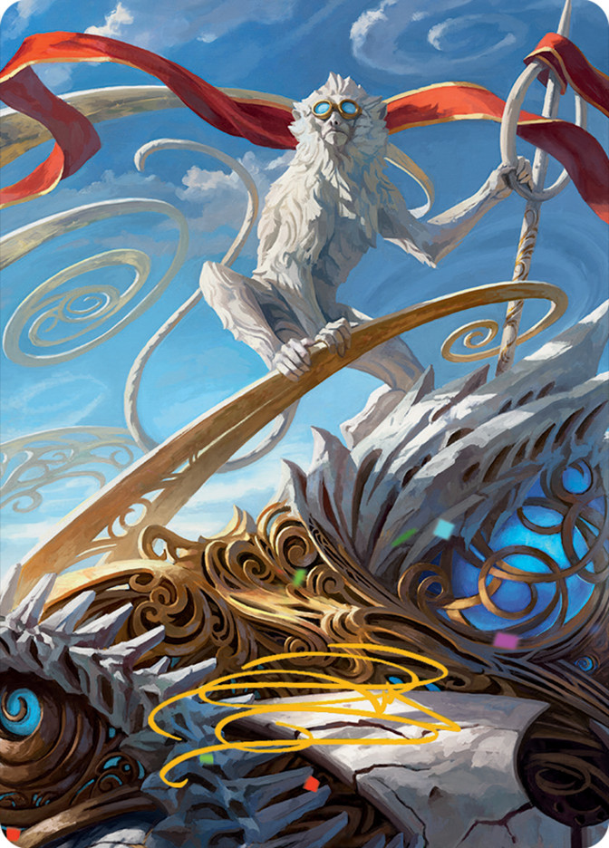 Ragavan, Nimble Pilferer Art Card} (Signed) | Art Series: March of