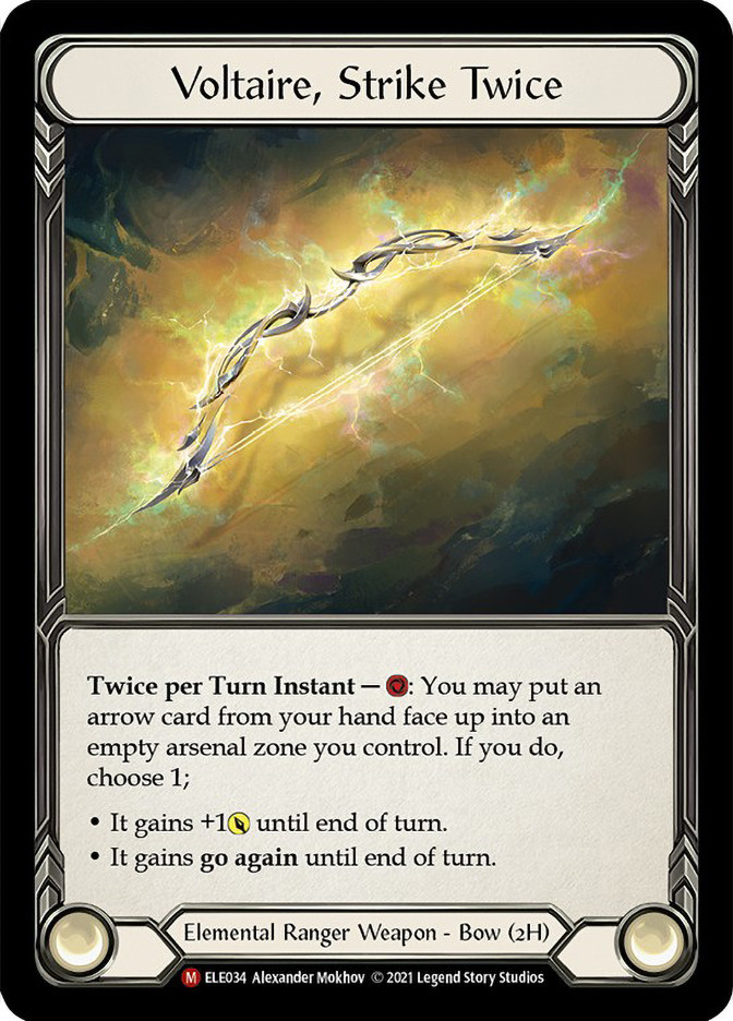 マジック：ザ・ギャザリング Voltaire, Strike Twice Coldfoil Voltaire, Strike Twice | Tales of Aria (1st Edition) | Star City Games