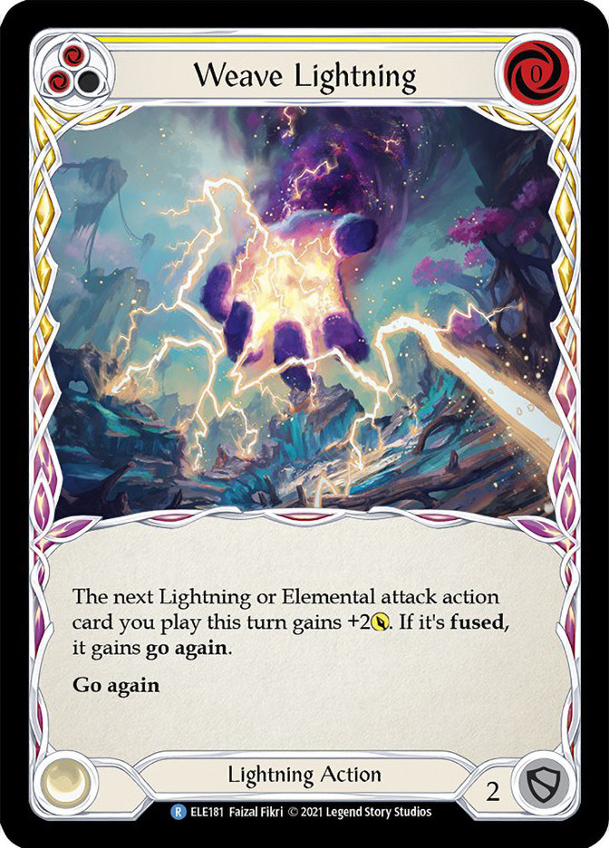 Weave Lightning (Yellow) | Tales of Aria (1st Edition) | Star City Weave Lightning (Yellow) | Tales of Aria (1st Edition) | Star City