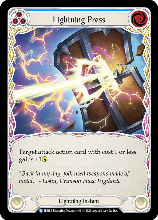 Lightning Press (Blue) | Tales of Aria (1st Edition) | Star City Games