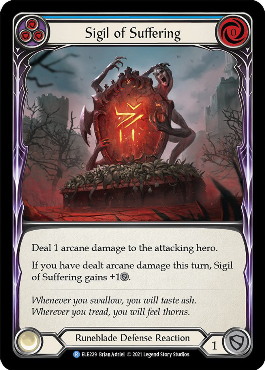 Sigil of Suffering (Blue) | Tales of Aria (1st Edition