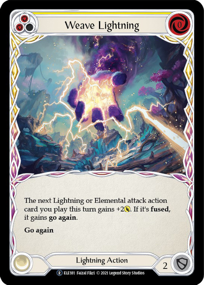 Weave Lightning (Yellow) | Tales of Aria (Unlimited) | Star City Games