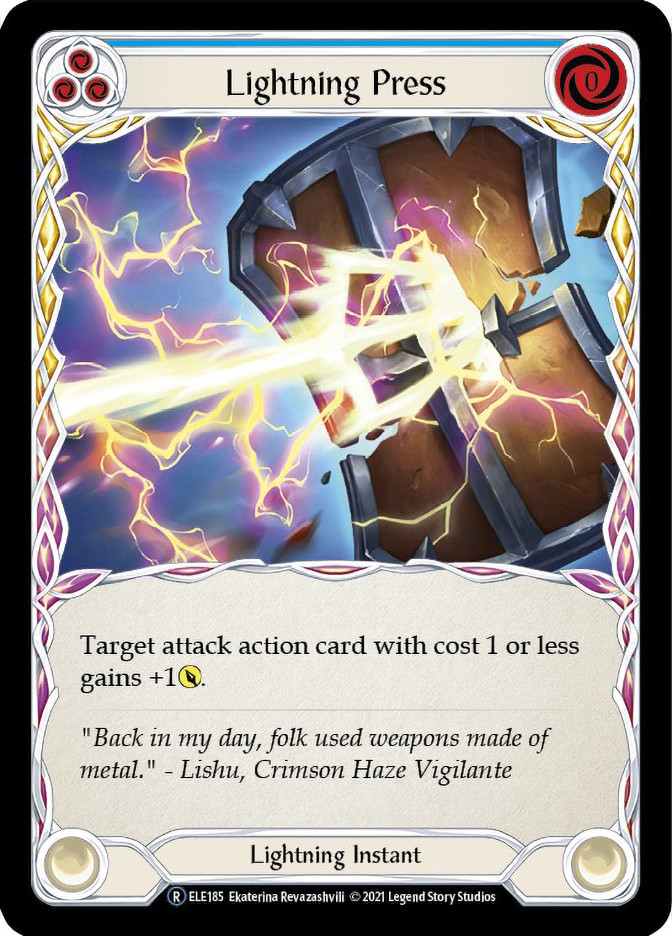 チ*ュ様 FaB　Lightning　Press　Promo Lightning Press (Blue) | Tales of Aria (Unlimited) | Star City Games
