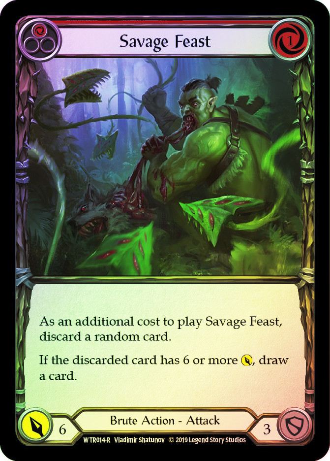 Savage Feast (Red) | Welcome to Rathe (1st Edition) | Star City Games