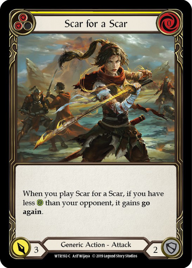 Scar for a Scar (Yellow) | Welcome to Rathe (1st Edition) | Star