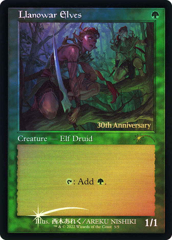 Llanowar Elves (30th Anniversary History) | Promo | Star City Games