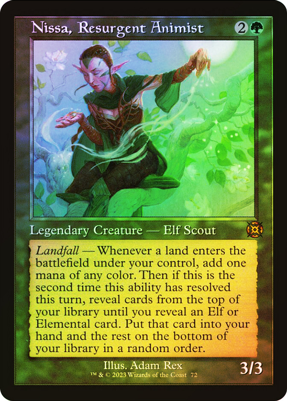 Nissa, Resurgent Animist (Retro Frame) | March of the Machine: The 