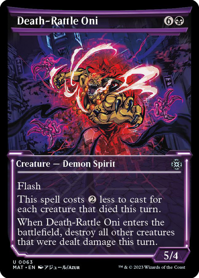 Death-Rattle Oni | March of the Machine: The Aftermath | Star City