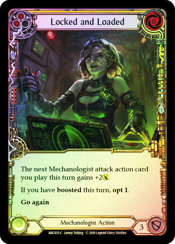Locked and Loaded (Yellow) | Arcane Rising (1st Edition) | Star