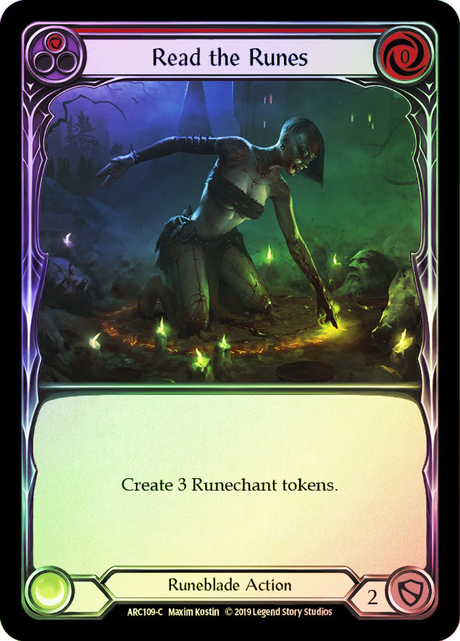 その他 Flesh and Blood will of arcana RF Read the Runes Red - Flesh & Blood TCG - Arcane Rising – FaB