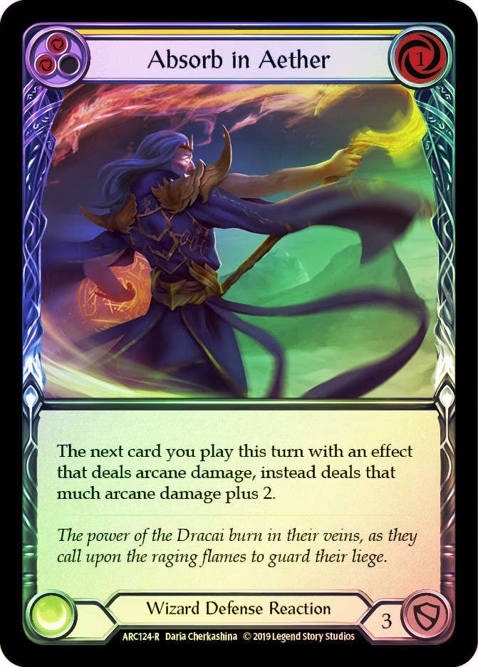 Absorb in Aether (Yellow) | Arcane Rising (1st Edition) | Star City Games