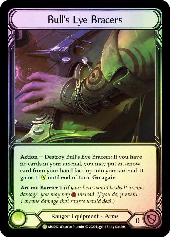 TCG専門店 蓮屋 MtG & FaB & GA / Equipment Bull's Eye Bracers cold foil