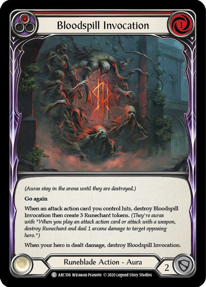 Bloodspill Invocation (Red) | Arcane Rising (Unlimited) | Star