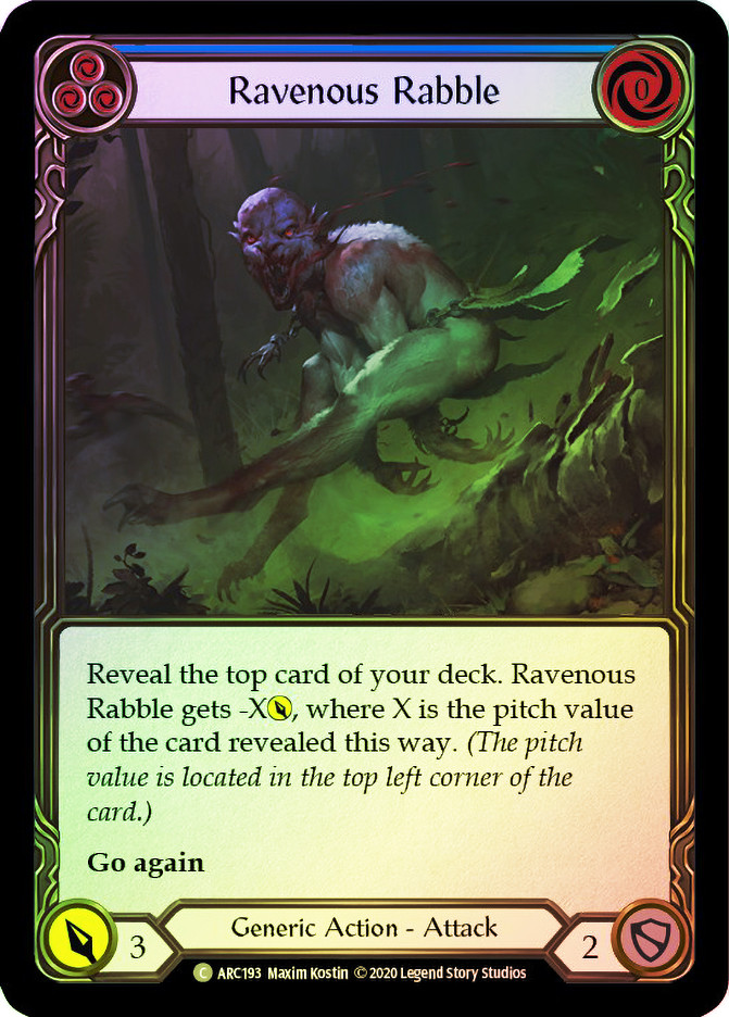 Ravenous Rabble (Blue) | Arcane Rising (Unlimited) | Star City Games